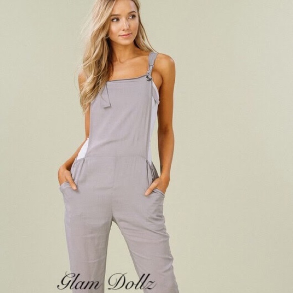 50 shades of grey overall jumpsuit ✨